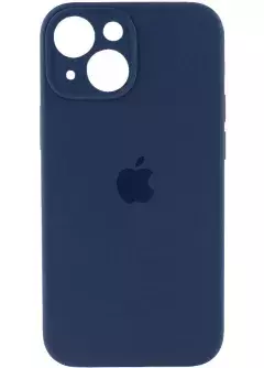 Чехол Silicone Case Full Camera Protective (AA) для Apple iPhone 15 Plus (6.7"), Синий / Abyss Blue