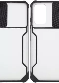 Чехол Camshield matte Ease TPU со шторкой для Xiaomi Redmi 9T || Xiaomi Redmi Note 9 4G / Xiaomi Redmi 9 Power, Черный