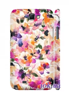 Чехол для Galaxy Note 2 - Картина цветов