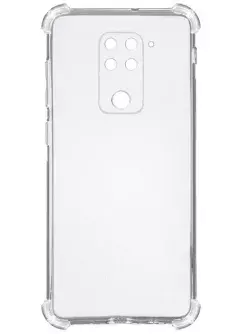 TPU чехол GETMAN Ease logo усиленные углы для Xiaomi Redmi Note 9 || Xiaomi Redmi 10X, Бесцветный (прозрачный)