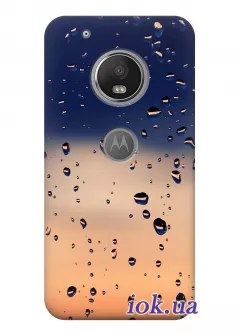 Чехол для Motorola Moto G5 - Капли дождя