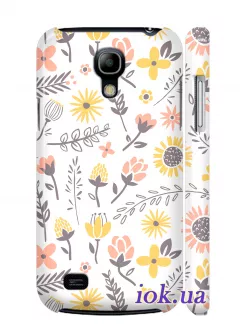 Чехол на Galaxy S4 mini - Цветочки