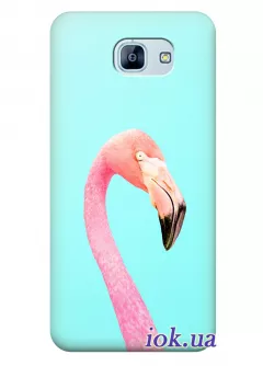 Чехол для Galaxy A8 2016 - Фламинго