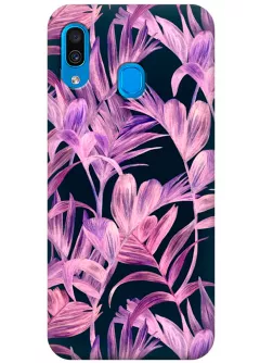 Чехол для Galaxy A30 - Фантастические цветы