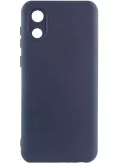 Чехол Silicone Cover Lakshmi Full Camera (A) для Samsung Galaxy A03 Core, Синий / Midnight Blue
