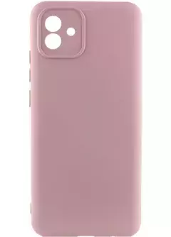 Чехол Silicone Cover Lakshmi Full Camera (A) для Samsung Galaxy A04, Розовый / Pink Sand