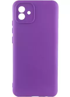 Чехол Silicone Cover Lakshmi Full Camera (A) для Samsung Galaxy A04, Фиолетовый / Purple