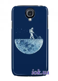 Чехол для Galaxy S4 Black Edition - На луне