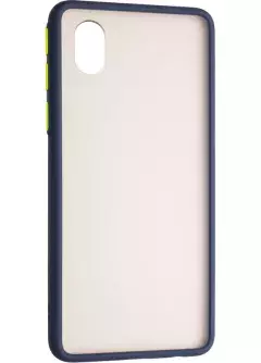 Gelius Bumper Mat Case for Samsung A013 (A01 Core) Blue