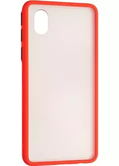 Gelius Bumper Mat Case for Samsung A013 (A01 Core) Red