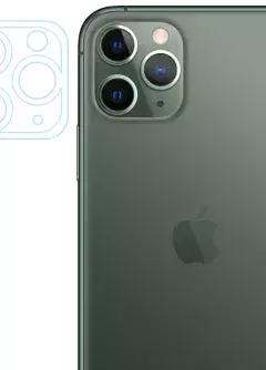 Гибкое защитное стекло 0.18mm на камеру и весь блок (тех.пак) для Apple iPhone 11 Pro / 11 Pro Max , Прозрачный