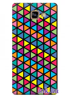 Чехол для Galaxy A3 - Разноцветная мозаика