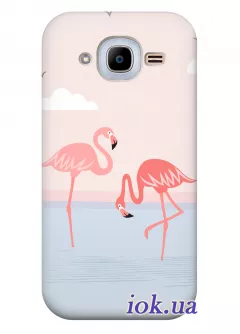 Чехол для Galaxy J2 2016 - Flamingo