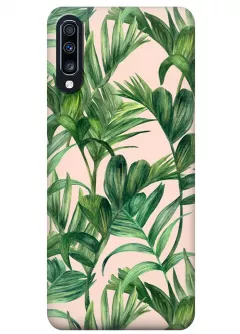 Чехол для Galaxy A70s - Пальмовые ветки