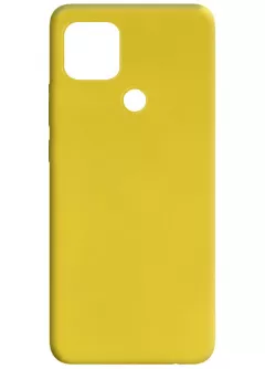 Силиконовый чехол Candy для Oppo A15s / A15, Желтый