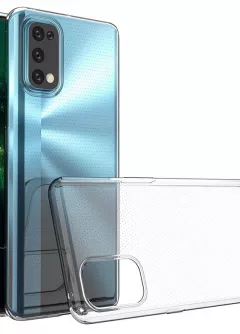 TPU чехол Epic Transparent 1,0mm для Realme 7 Pro, Бесцветный (прозрачный)