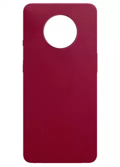 Силиконовый чехол Candy для OnePlus 7T, Бордовый