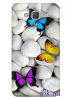 Чехол для Galaxy J5 - Butterflies