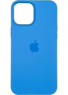Original Full Soft Case (MagSafe Splash Screen) for iPhone 12 Pro Max Capri Blue
