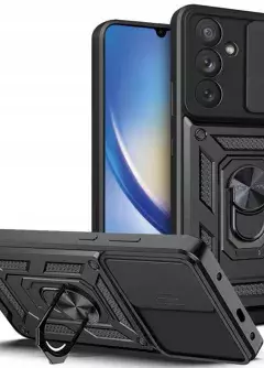 Ударопрочный чехол Camshield Serge Ring для Samsung Galaxy S23 FE, Черный