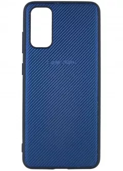 TPU чехол Fiber Logo для Samsung Galaxy S20, Синий
