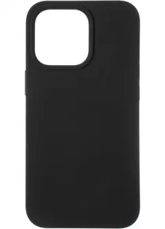Original Full Soft Case for iPhone 13 Pro Max Black (Without logo)