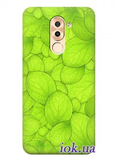 Чехол для Huawei Mate 9 Lite - Зелёные листочки