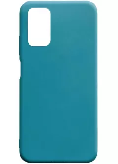 Силиконовый чехол Candy для Xiaomi Poco M3, Синий / Powder Blue