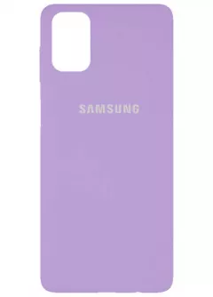 Чехол Silicone Cover Full Protective (AA) для Samsung Galaxy M51, Сиреневый / Lilac