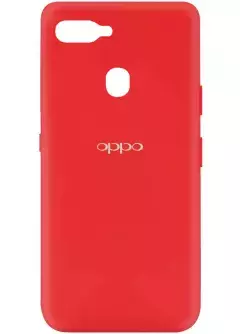 Чехол Silicone Cover My Color Full Protective (A) для OPPO AX5s / A5s / A7 / AX7 || Oppo A12, Красный / Red
