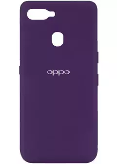 Чехол Silicone Cover My Color Full Protective (A) для OPPO AX5s / A5s / A7 / AX7 || Oppo A12, Фиолетовый / Purple