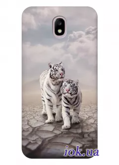 Чехол для Galaxy J7 Pro - Бенгальские тигры