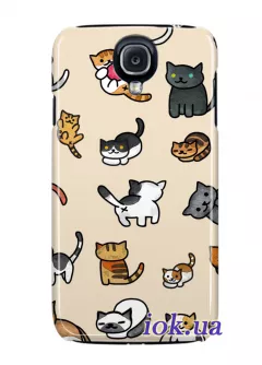 Чехол для Galaxy S4 Black Edition - Милые котятки