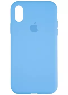 Чехол Original Full Soft Case для iPhone X/XS Marine Blue
