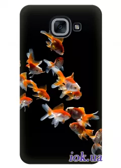 Чехол для Galaxy J7 Max - Золотые рыбки