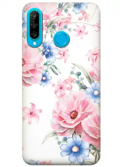 Чехол для Huawei P30 Lite - Нежные цветы