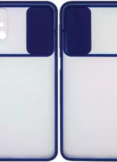Чехол Camshield mate TPU со шторкой для камеры для Samsung Galaxy M51, Синий