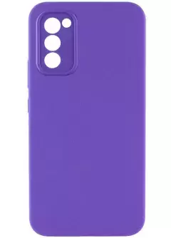 Чехол Silicone Cover Lakshmi Full Camera (AAA) для Samsung Galaxy S20 FE, Фиолетовый / Amethyst
