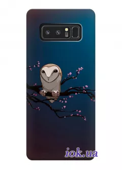 Чехол для Galaxy Note 8 - Ночная птица