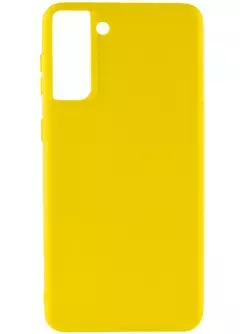 Силиконовый чехол Candy для Samsung Galaxy S21+, Желтый