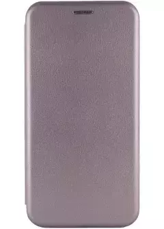 Кожаный чехол (книжка) Classy для Motorola Moto E40, Серый
