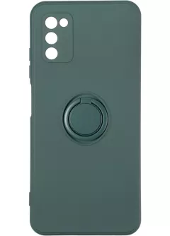 Чехол Gelius Ring Holder Case для Samsung A037 (A03S) Dark Green