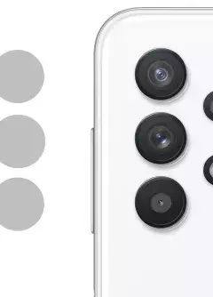 Гибкое защитное стекло 0.18mm на камеру (тех.пак) для Samsung Galaxy A13 4G, Прозрачный