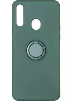 Gelius Ring Holder Case for Samsung A207 (A20s) Dark Green