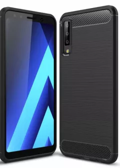 TPU чехол Slim Series для Samsung A750 Galaxy A7 (2018), Черный