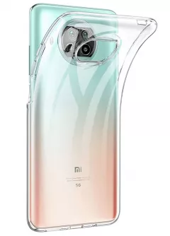 TPU чехол Epic Transparent 1,0mm для Xiaomi Mi 10T Lite / Redmi Note 9 Pro 5G, Бесцветный (прозрачный)