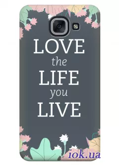 Чехол для Galaxy J7 Max - Love the life you live