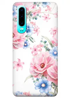 Чехол для Huawei P30 - Нежные цветы