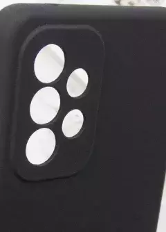 Чехол Silicone Cover Lakshmi Full Camera (AAA) для Samsung Galaxy A73 5G, Черный / Black