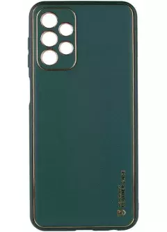 Кожаный чехол Xshield для Samsung Galaxy A13 4G, Зеленый / Army green